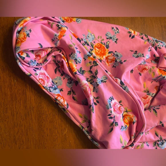 Buddy Love Pink Floral KeKe One-Piece Swimsuit L - Picture 6 of 8